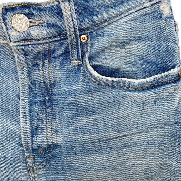 Mother Size 25 Denim Jeans The Tomcat in The Confession High Rise Light wash Dis - Picture 10 of 15